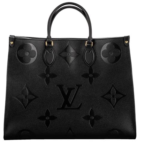 louis vuitton on the go mm black|louis vuitton mm tote bag.